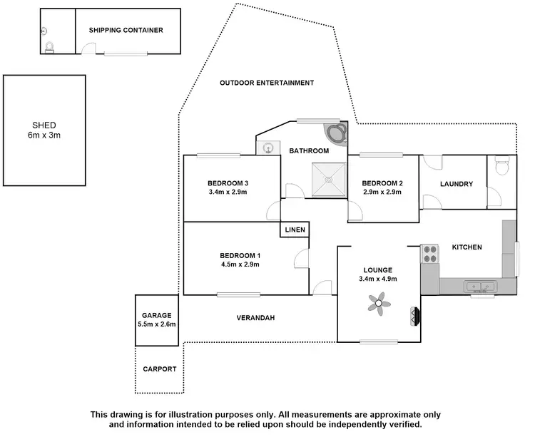 Floorplan of Homely house listing, 8 High Street, Bordertown SA 5268