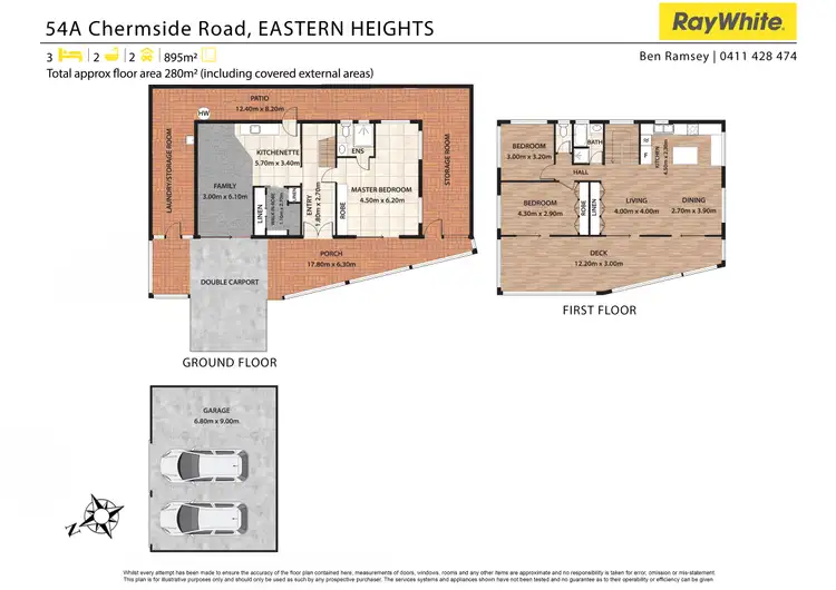 Floorplan of Homely house listing, 54a Chermside Road, Eastern Heights QLD 4305
