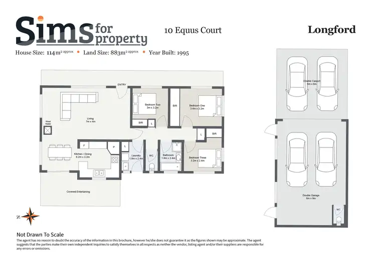 Floorplan of Homely house listing, 10 Equus Court, Longford TAS 7301