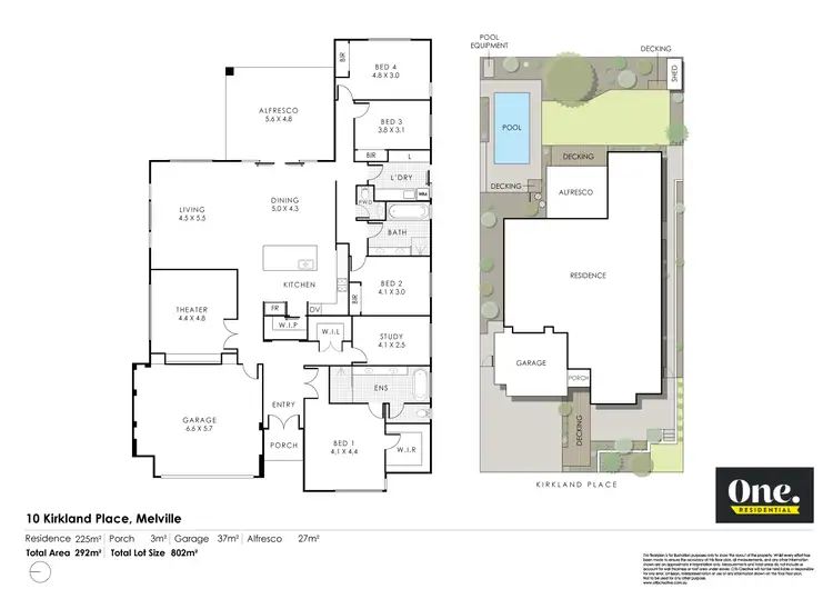 Floorplan of Homely house listing, 10 Kirkland Place, Melville WA 6156