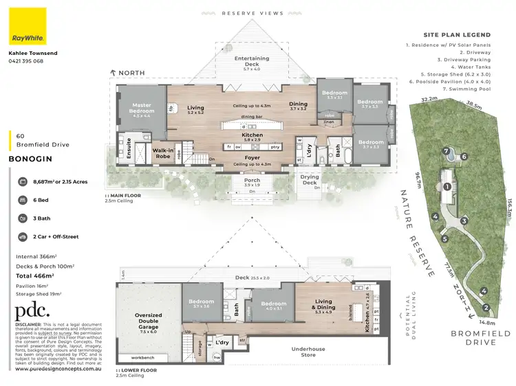 Floorplan of Homely rural property listing, 60 Bromfield Drive, Bonogin QLD 4213