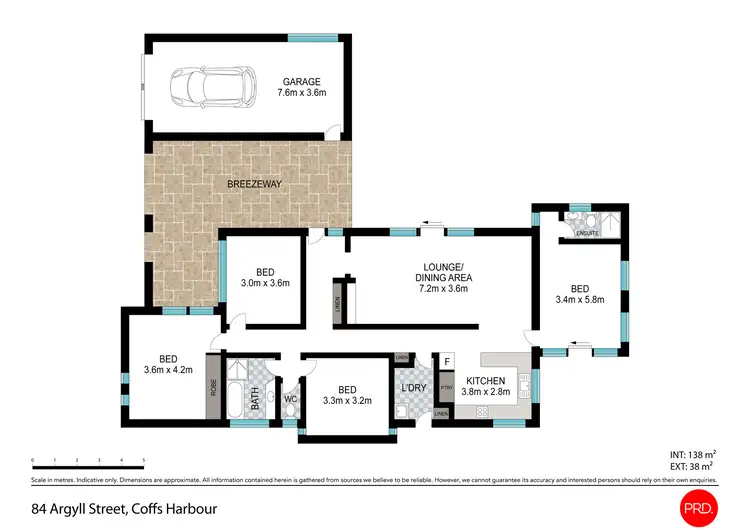 Floorplan of Homely house listing, 84 Argyll St, Coffs Harbour NSW 2450
