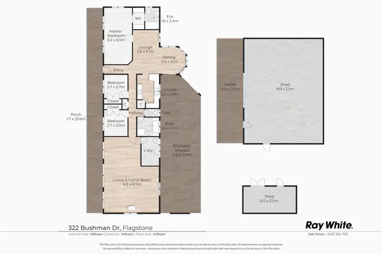 Floorplan of Homely house listing, 322-328 Bushman Drive, Flagstone QLD 4280