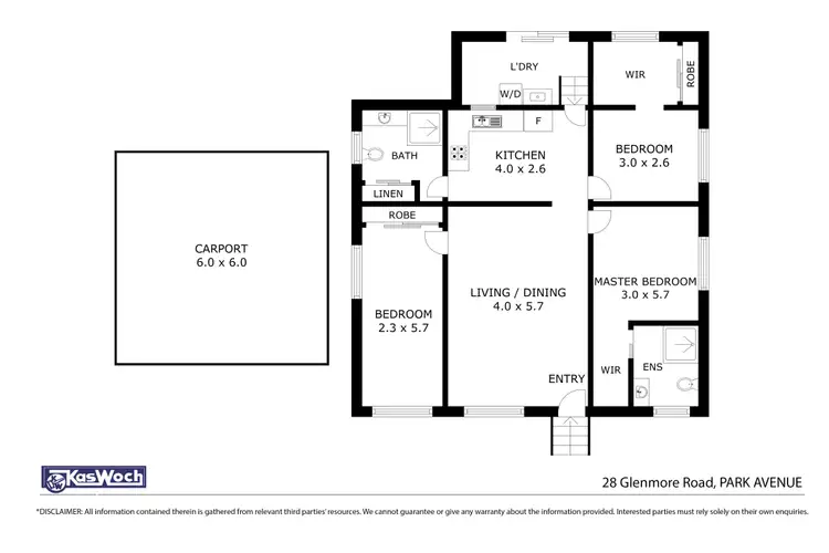 Floorplan of Homely house listing, 28 Glenmore Road, Park Avenue QLD 4701