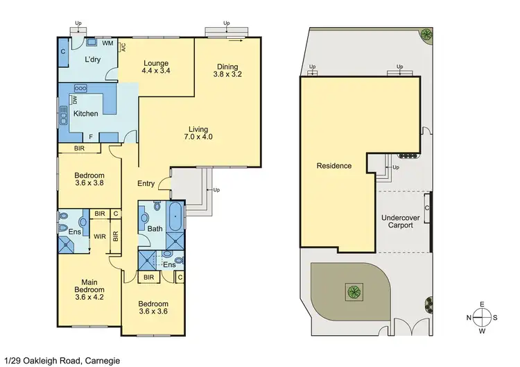 Floorplan of Homely house listing, 1/29 Oakleigh Road, Carnegie VIC 3163
