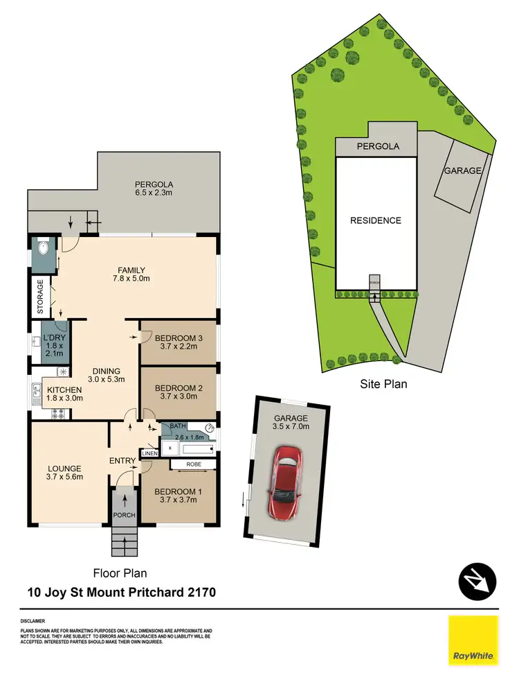 Floorplan of Homely house listing, 10 Joy Street, Mount Pritchard NSW 2170