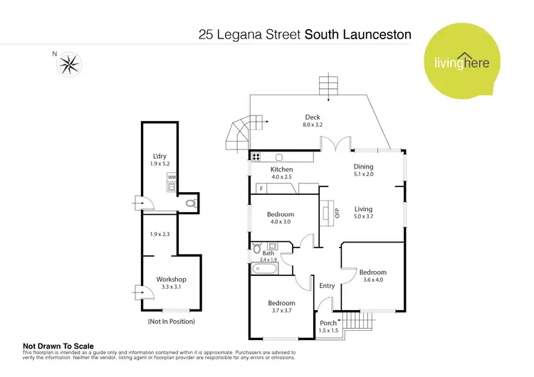 Floorplan of Homely house listing, 25 Legana Street, South Launceston TAS 7249