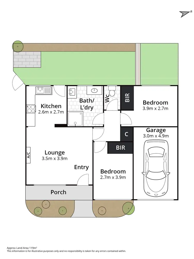 Floorplan of Homely unit listing, 4/17 Lascelles Avenue, Manifold Heights VIC 3218