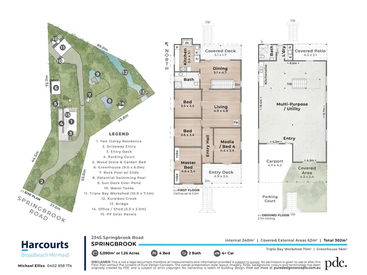 Floorplan of Homely house listing, 2345 Springbrook Road, Springbrook QLD 4213