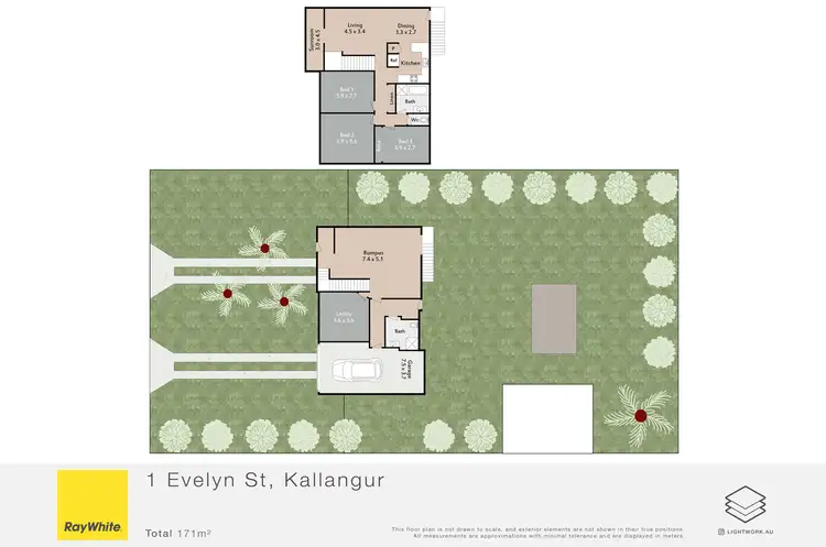 Floorplan of Homely house listing, 1 Evelyn Street, Kallangur QLD 4503