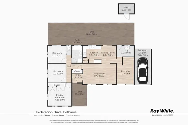 Floorplan of Homely house listing, 5 Federation Drive, Bethania QLD 4205