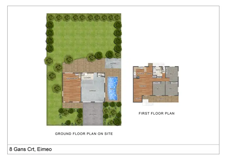 Floorplan of Homely house listing, 8 Gans Court, Eimeo QLD 4740