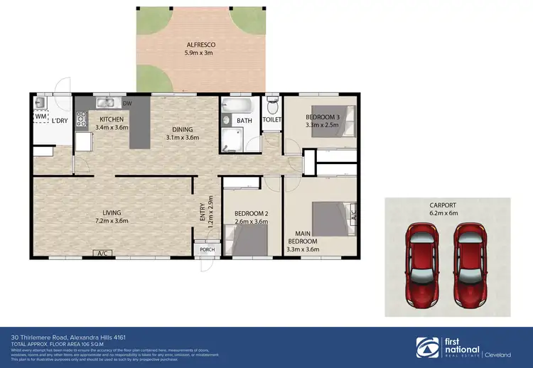 Floorplan of Homely house listing, 30 Thirlemere Road, Alexandra Hills QLD 4161