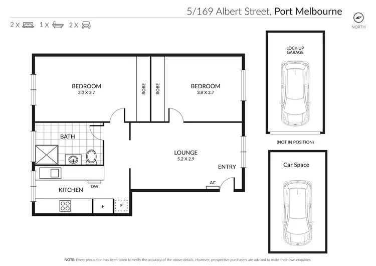 Floorplan of Homely unit listing, 5/169 Albert Street, Port Melbourne VIC 3207
