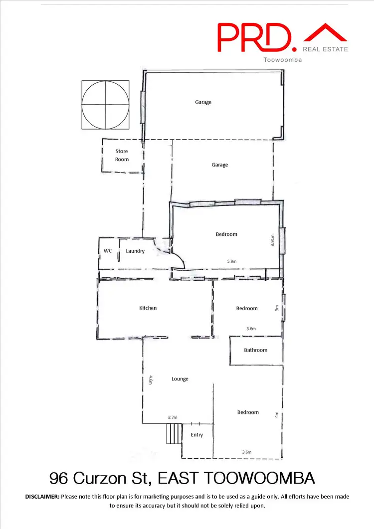 Floorplan of Homely house listing, 96 Curzon Street, East Toowoomba QLD 4350