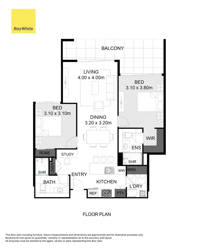 Floorplan of Homely apartment listing, 116/37 Sickle Avenue, Hope Island QLD 4212