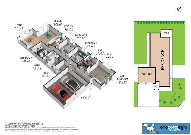 Floorplan of Homely house listing, 21 Waterlily Terrace, Murray Bridge SA 5253