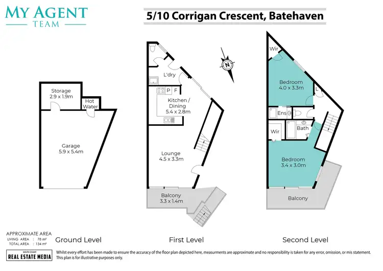 Floorplan of Homely house listing, 5/10 Corrigan Crescent, Batehaven NSW 2536
