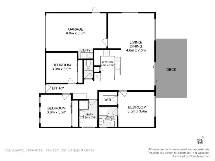 Floorplan of Homely unit listing, 40 Fermoy Crescent, Howrah TAS 7018