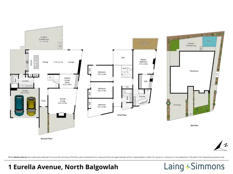 Floorplan of Homely house listing, 1 Eurella Avenue, North Balgowlah NSW 2093