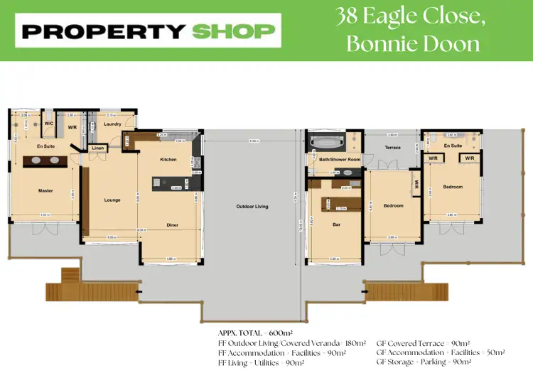 Floorplan of Homely house listing, 38 Eagle Close, Bonnie Doon QLD 4873
