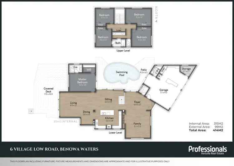 Floorplan of Homely house listing, 6 Village Low Road, Benowa Waters QLD 4217