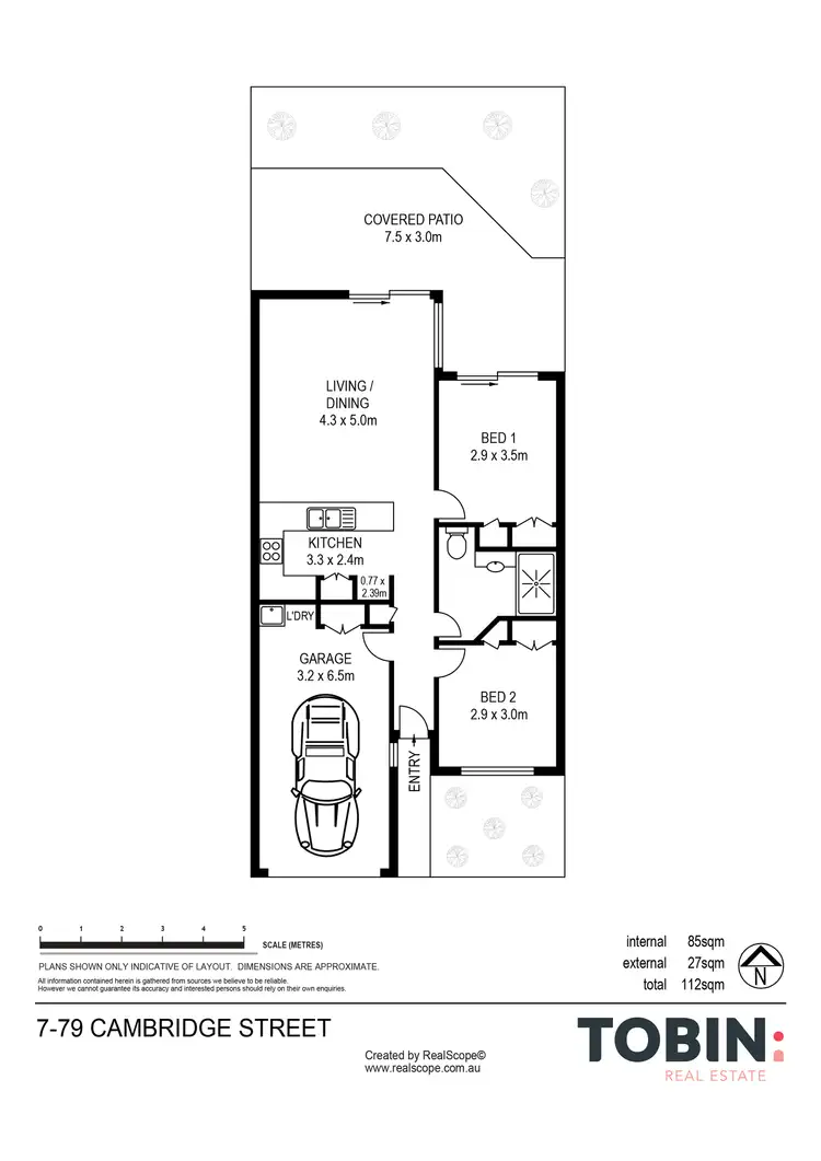 Floorplan of Homely townhouse listing, 7/79 Cambridge Street, Carina Heights QLD 4152