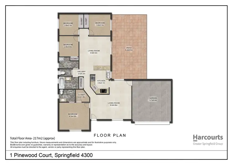 Floorplan of Homely house listing, 1 Pinewood Court, Springfield QLD 4300