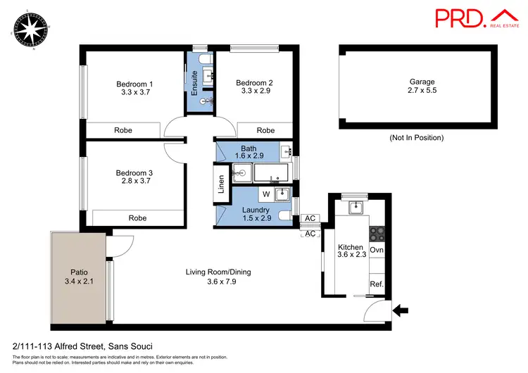 Floorplan of Homely apartment listing, 2/111-113 Alfred Street, Sans Souci NSW 2219