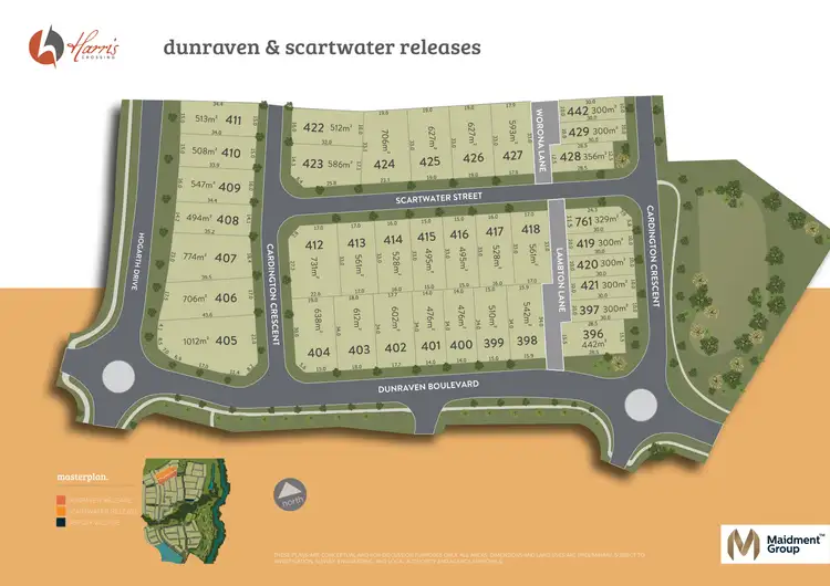 Floorplan of Homely land listing, Lot 414 Scartwater Street, Bohle Plains QLD 4817