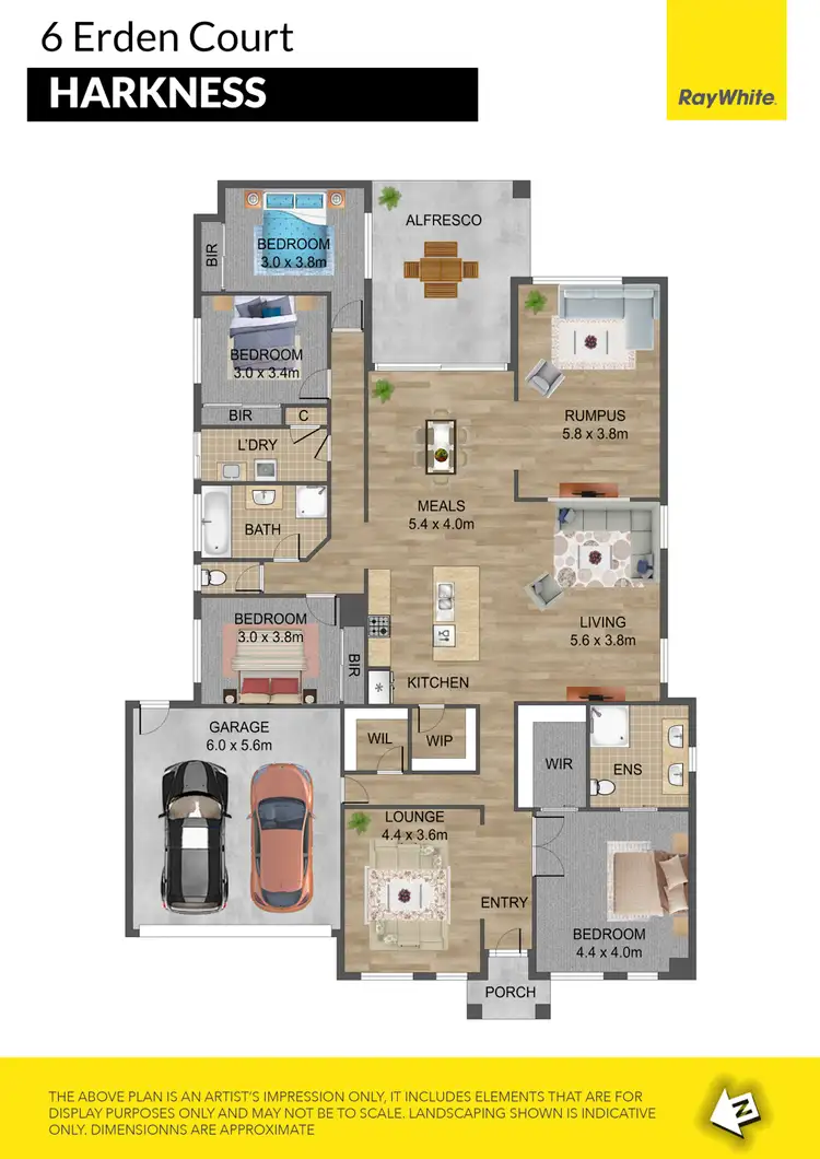 Floorplan of Homely house listing, 6 Erden Court, Melton West VIC 3337