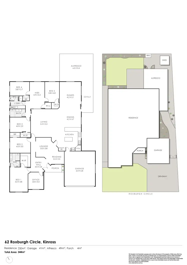 Floorplan of Homely house listing, 62 Roxburgh Circle, Kinross WA 6028