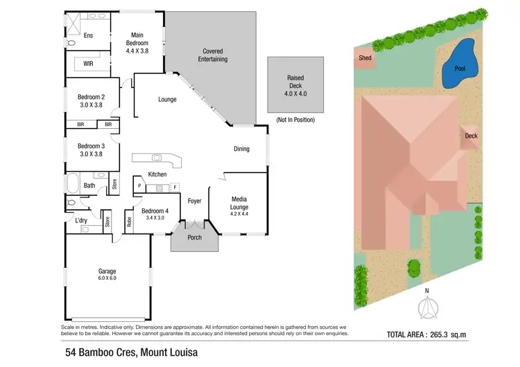 Floorplan of Homely house listing, 54 Bamboo Crescent, Mount Louisa QLD 4814