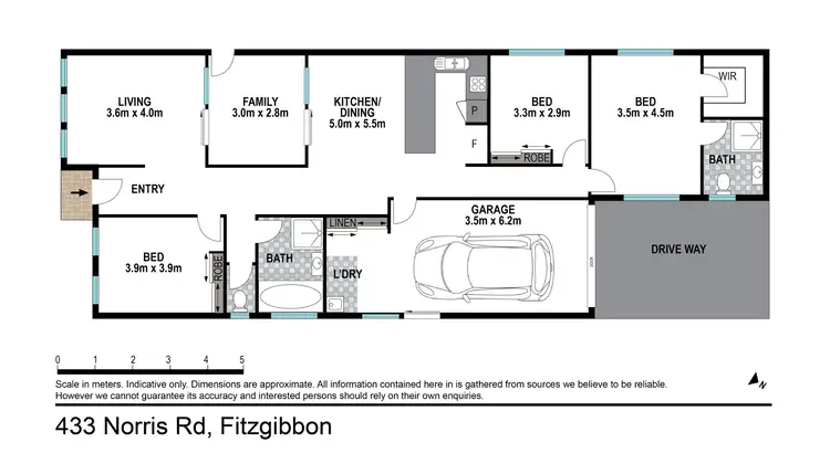 Floorplan of Homely house listing, 433 Norris Road, Fitzgibbon QLD 4018