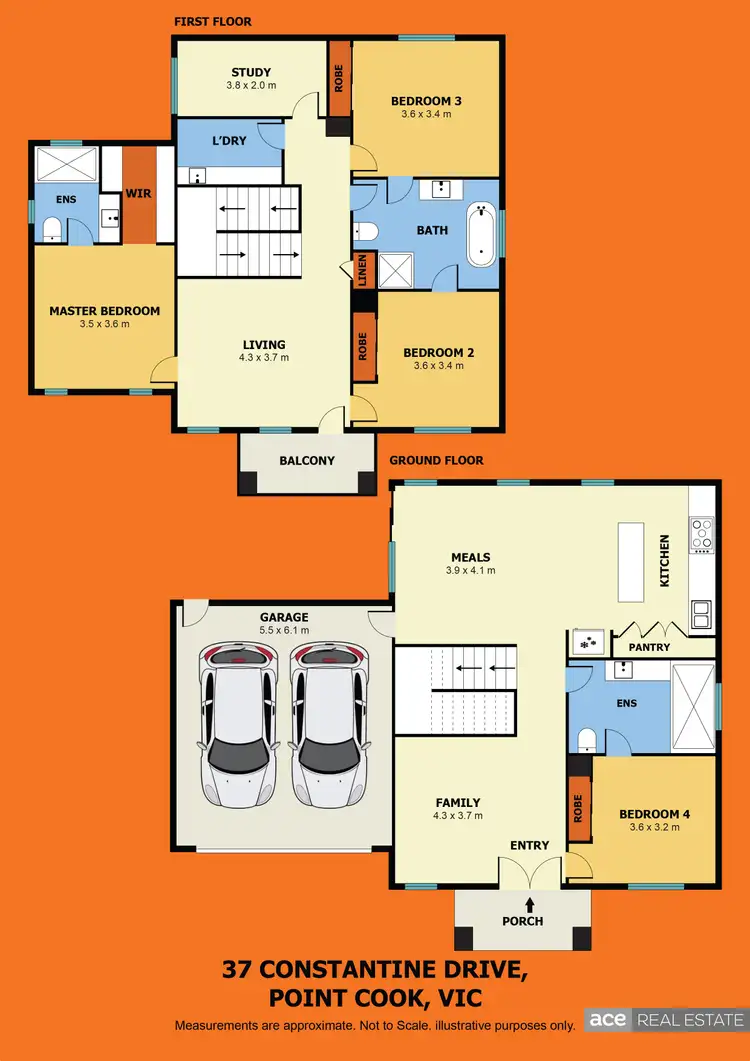 Floorplan of Homely house listing, 37 Constantine Drive, Point Cook VIC 3030