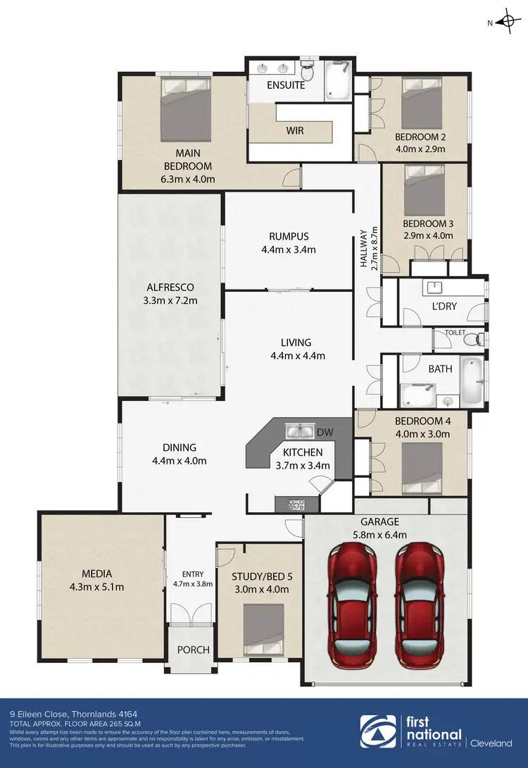Floorplan of Homely house listing, 9 Eileen Close, Thornlands QLD 4164