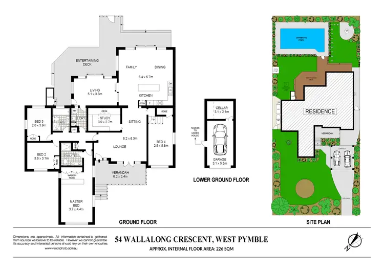 Floorplan of Homely house listing, 54 Wallalong Crescent, West Pymble NSW 2073
