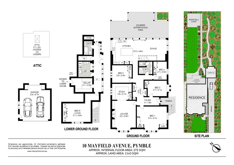 Floorplan of Homely house listing, 10 Mayfield Avenue, Pymble NSW 2073
