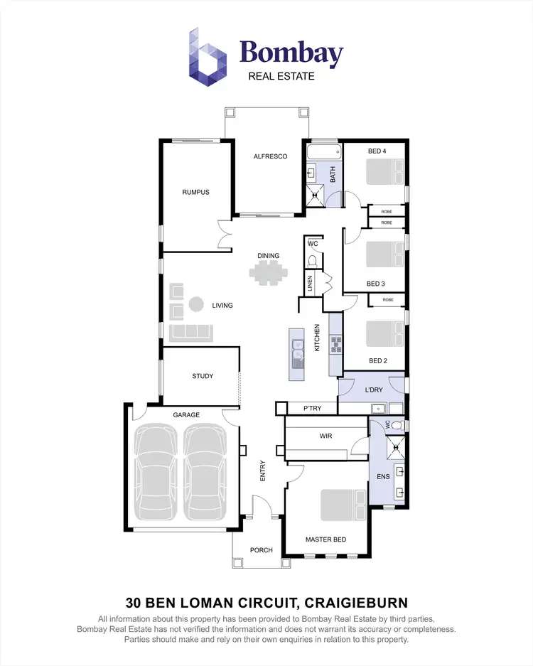 Floorplan of Homely house listing, 30 Ben Loman Circuit, Craigieburn VIC 3064