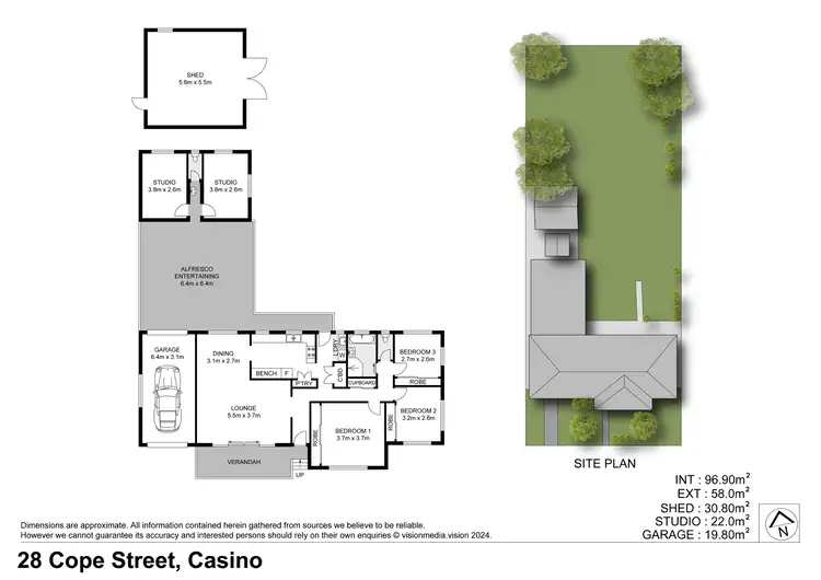 Floorplan of Homely house listing, 28 Cope Street, Casino NSW 2470