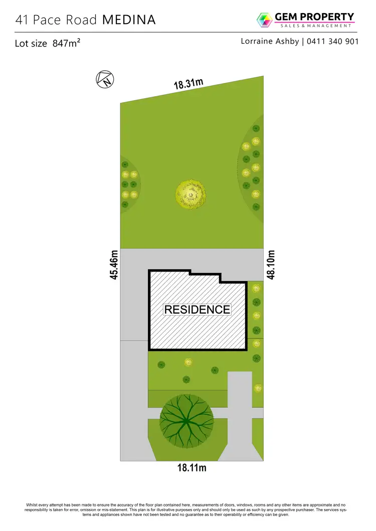 Floorplan of Homely house listing, 41 Pace Road, Medina WA 6167