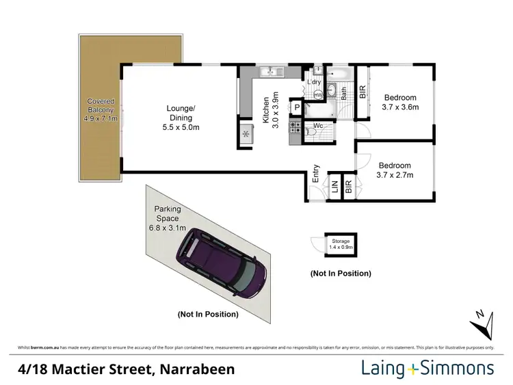 Floorplan of Homely apartment listing, 4/18 Mactier Street, Narrabeen NSW 2101