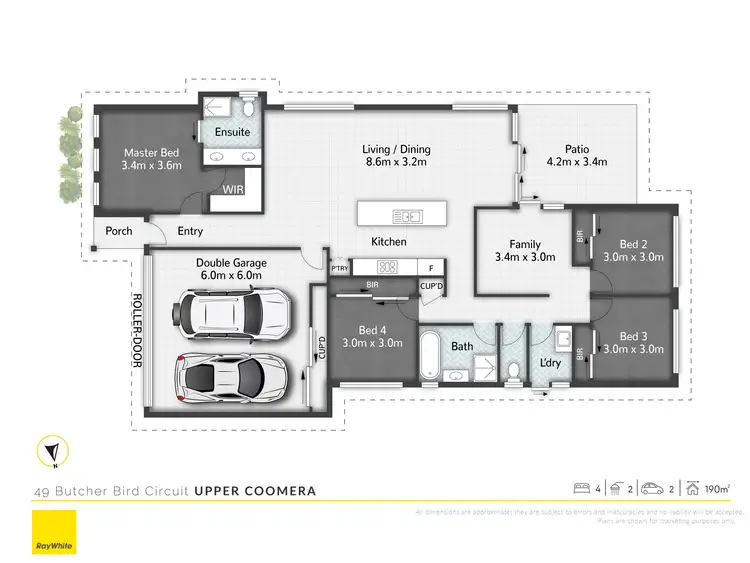Floorplan of Homely house listing, 49 Butcher Bird Circuit, Upper Coomera QLD 4209