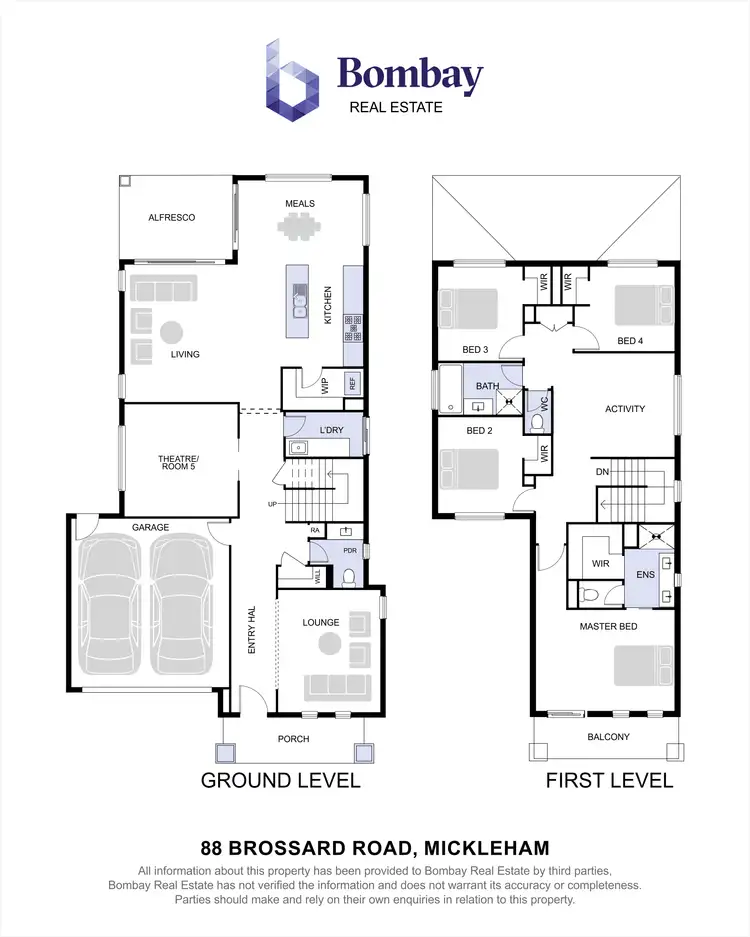 Floorplan of Homely house listing, 88 Brossard Road, Mickleham VIC 3064