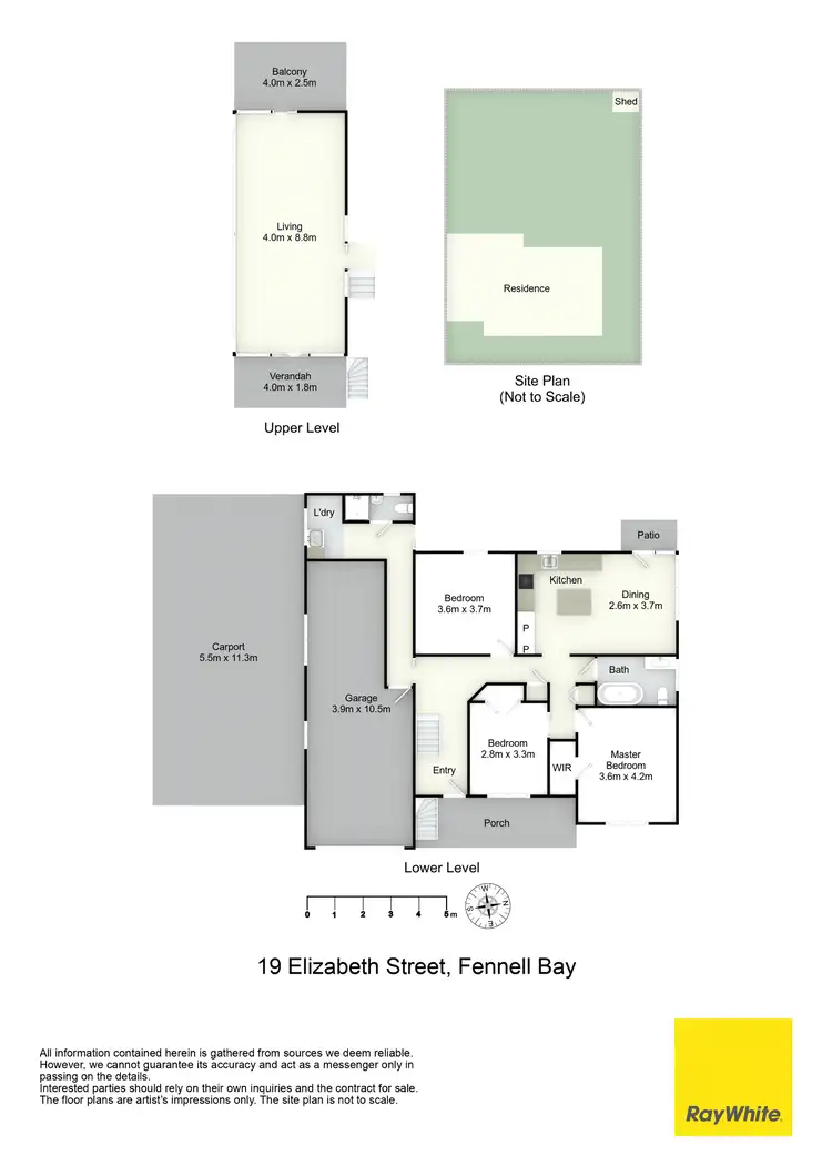 Floorplan of Homely house listing, 19 Elizabeth Street, Fennell Bay NSW 2283