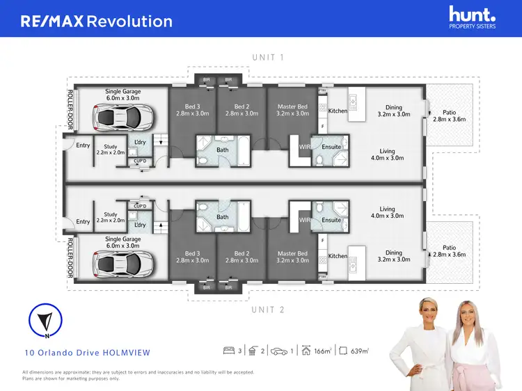 Floorplan of Homely semi-detached listing, 1/10 Orlando Drive, Holmview QLD 4207