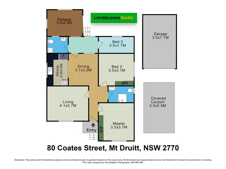 Floorplan of Homely house listing, 80 Coates Street, Mount Druitt NSW 2770