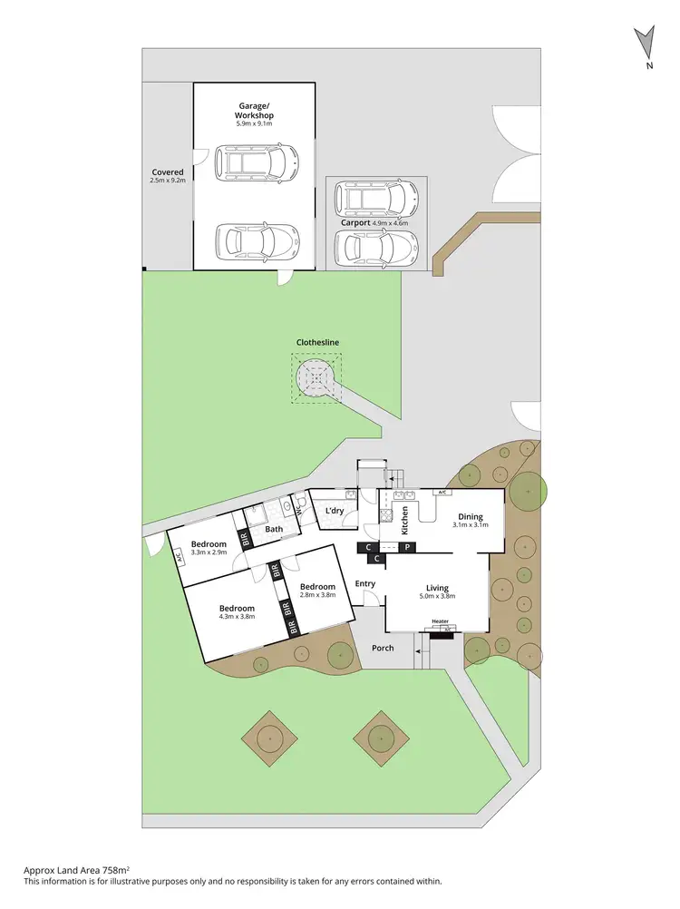 Floorplan of Homely house listing, 335 Church Street, Herne Hill VIC 3218