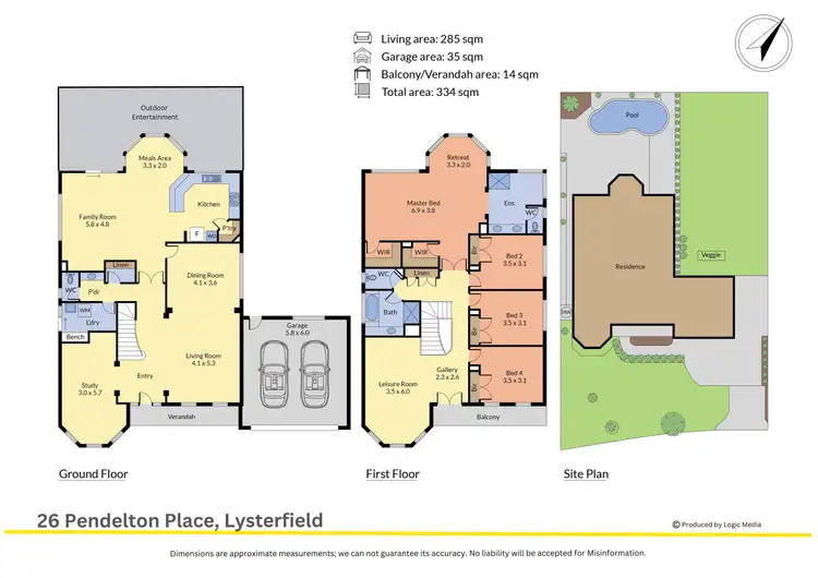 Floorplan of Homely house listing, 26 Pendelton Place, Lysterfield VIC 3156