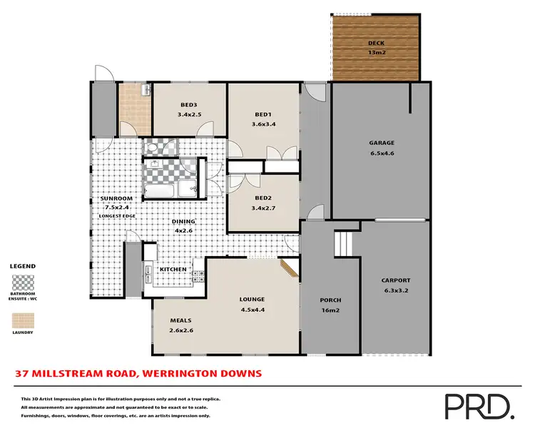 Floorplan of Homely house listing, 37 Millstream Road, Werrington Downs NSW 2747